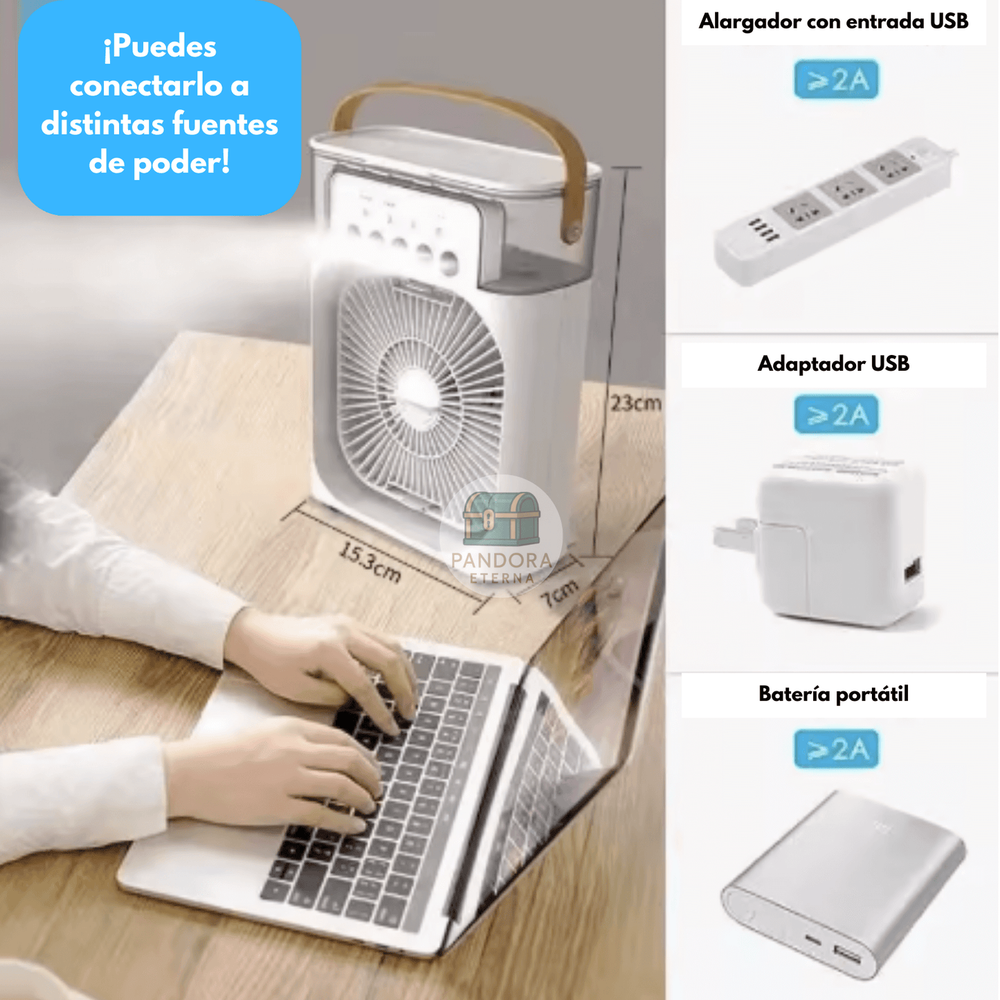 ❄️ Mini, portátil y poderoso: tu nuevo aire acondicionado personal ❄️